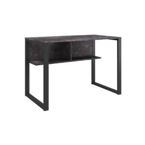 Стол письменный МЛК Клио камень темный/черный 110x75x60