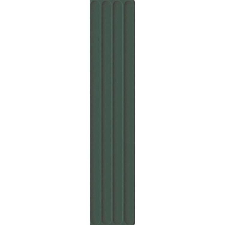 Керамическая плитка Dna Tiles Plinto In Green Matt 10.7x54.2