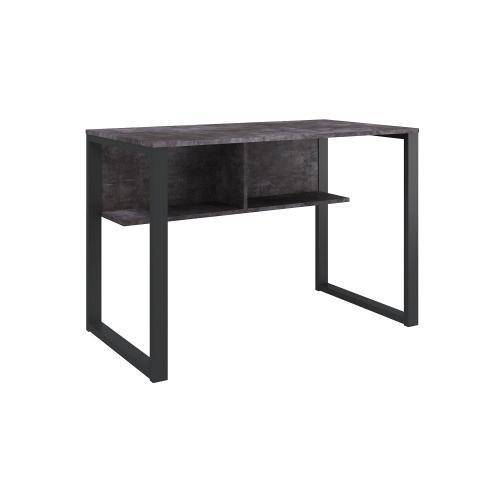 Стол письменный МЛК Клио камень темный/черный 110x75x60