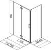 Душевой уголок Aquanet Logic AE32-S-120x80U-CT профиль хром, 1200х800 фото 3