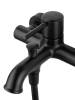 Смеситель для ванны Wonzon & Woghand WW-88037073-MB с душем, черный матовый фото 5