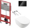 Комплект Унитаз подвесной Villeroy&Boch Subway 3.0 4670TSR1 alpin, ceramicplus + Система инсталляции для унитазов TECE TECEprofil Uni 2.0 9300302 + Кнопка смыва TECE Now