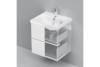 Тумба с раковиной Am.Pm Gem M90-FHX0502WG-WCC0502WG подвесная, 2 ящика, белый глянец, 50 см фото 7