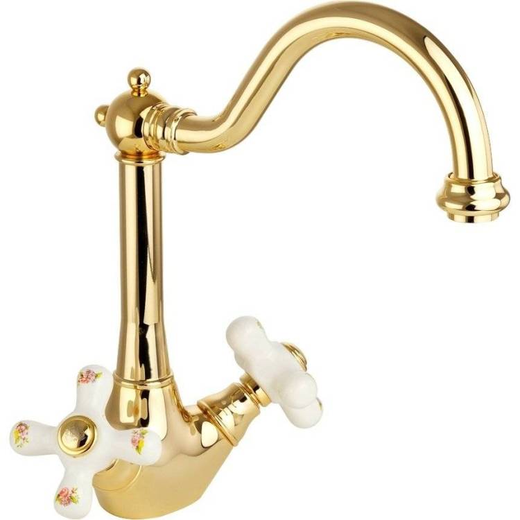 Смеситель для кухни Migliore Provance 18281 золотой