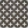 Керамическая плитка Niceker Chic NKR_CH_PO_BLA Poole Black 45x45