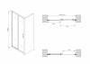 Душевая дверь Abber Schwarzer Diamant AG30150B Черный фото 5