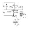Смеситель для раковины Grohe Eurosmart Cosmopolitan 23926000 Хром фото 2