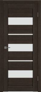 Межкомнатная дверь Владимирская Фабрика Дверей Atum 23 Wenge стекло White Cloud 800x2000