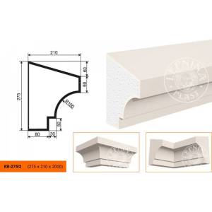 Карниз LepninaPlast КВ-275/2 200x21x27.5