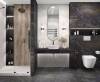 Керамогранит Laparet Blaze Nero Графитовый Сатинированный Карвинг 60x120 фото 3