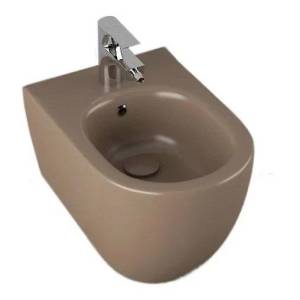 Биде подвесное Isvea Infinity 10NF41001SV-2H коричневое матовое