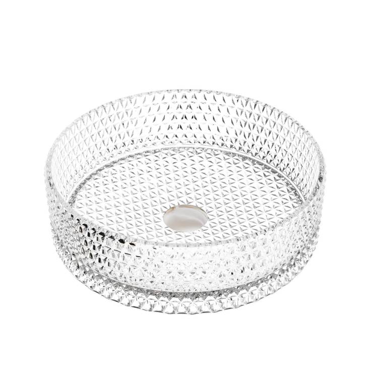 Раковина Ceramica Nova Cristal CN6062 прозрачная, 35 см