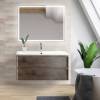 Тумба с раковиной BelBagno Albano 80 подвесная, robere nature grigio фото 2