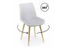 Стул на металлокаркасе Notta Седа 360 632379 светло-серый (zd 960) / золотой