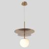 Светильник подвесной Crystal Lux Uva SP1.2 Brass фото 3