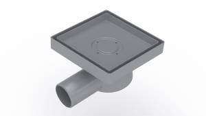 Душевой трап Berges Wasserhaus Trend Keramik 93002 150x150 под керамическую плитку, D50 боковой