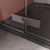 Душевой уголок Cezares LINER-A-1-90-C-GM-R профиль оружейная сталь, стекло прозрачное, 90x90x195 фото 8