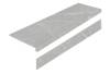 Ступень Exagres Porcelain Step L Dakota Gris AS с подступенником 32x120