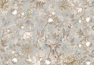 3D Фотообои Artegrafico «Винтажная композиция с животными» FN-011 канвас