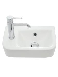 Умывальник AQUAme AQM5006L с отверстием под смеситель левый 375х245х135