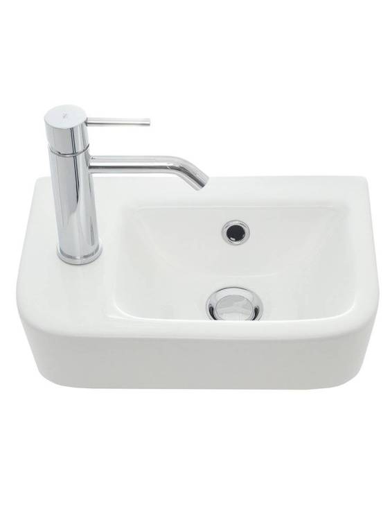Умывальник AQUAme AQM5006L с отверстием под смеситель левый 375х245х135