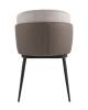 Стул Stool Group Пенелопа FDC8054O BEL-14+270-23 рогожка серый с серой экокожей фото 7