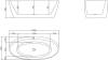Акриловая ванна BelBagno BB404-1500-800 150x80 фото 3