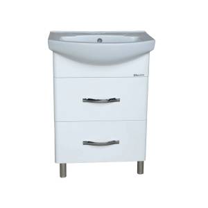 Тумба с раковиной Bellezza Анкона 60 2 ящ. Белый