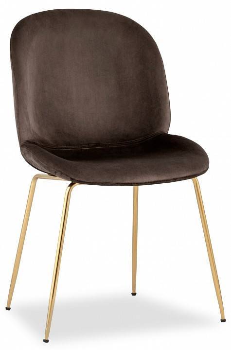 Стул Stool Group Турин 8329 VELVET BROWN золотые ножки