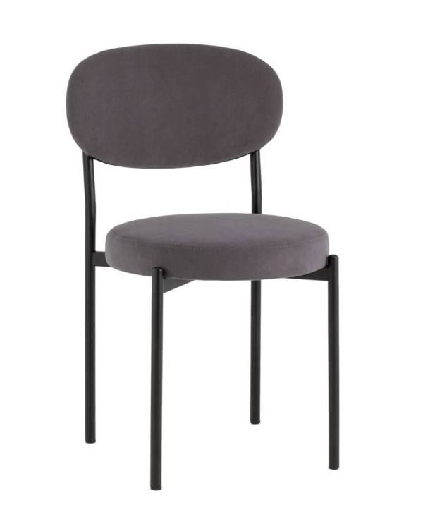 Стул Stool Group Бриф SN AV 477-C89-9005 велюр тёмно-серый