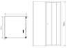 Душевая дверь в нишу Grossman Falcon GR-D120Fa 120x190 фото 7