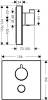 Душевой комплект Hansgrohe Rainmaker Select 580 (3 jet) 24001600 + 26530000 + 26486000 + 28276000 + 15735600 + 15736600 фото 12