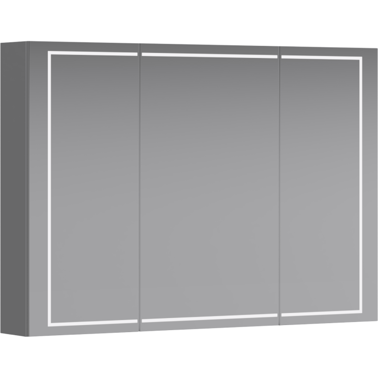 Зеркало-шкаф Aqwella Simplex SLX0410 с подсветкой, белый, 100.2x15.5