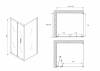 Душевой уголок Abber Sonnenstrand AG07120B-S80B 80x195x120, профиль Черный фото 5