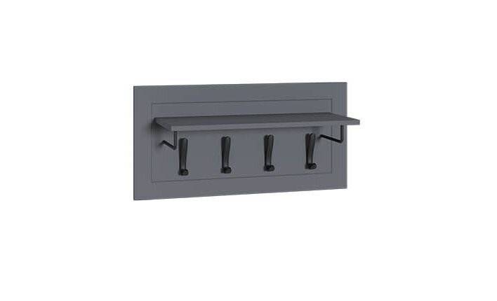 Вешалка Моби Остин 15.12 Серый Графит 0162 РЕ, графит ZB 856-2 ПВХ