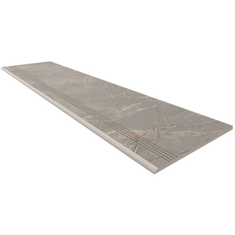 Ступень Estima Bernini 67328 Steptrade/BR03_NS/30x120x10 Grey неполированная с насечками 30x120