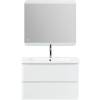 Тумба под раковину Belbagno Albano-Cer ALBANO-CER-800-2C-SO-BL 77x44x50 Bianco Lucido подвесная с двумя выкатными ящиками фото 10