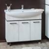 Тумба с раковиной Sanflor Толедо 105, венге, северное дерево светлое