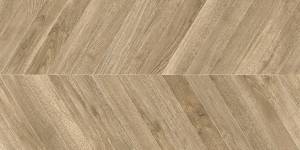 Керамогранит Delacora Walnut D120251M Chevron Light матовый карвинг 60x120