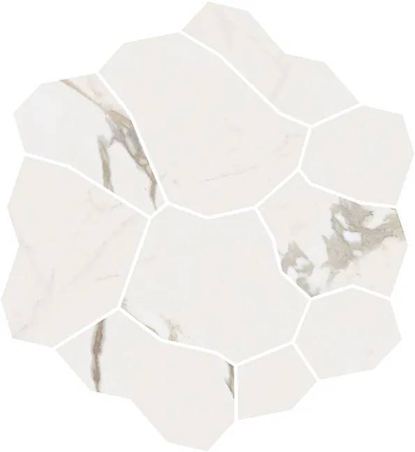 Декор Kerama Marazzi Марсель KMD2HID018BR наборный бежевый светлый глянцевый обрезной 31.5x34.2