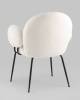 Кресло Stool Group Nina DR-1275-A UF-992-01 белый фото 7