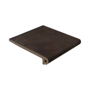 Ступень Gres de Aragon Capri Redondeado Chocolate Фронтальная 33x33