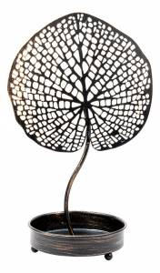 Подсвечник декоративный Вещицы Fancy18 Лист (21x15x35 см)