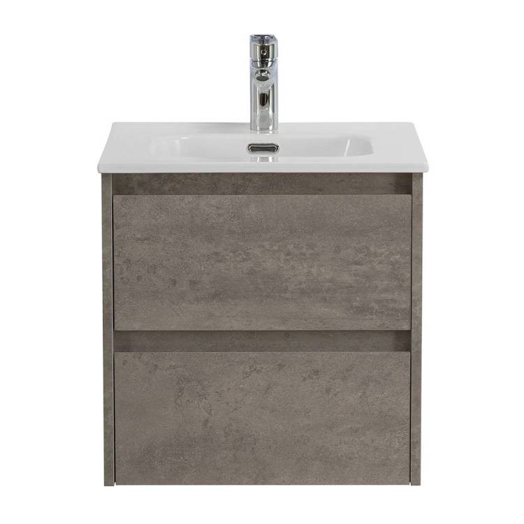 Тумба под раковину BelBagno KRAFT-500-2C-SO-CG Cemento Grigio, 50x50x46