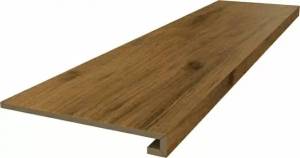 Ступень Kerama Marazzi Сальветти SG506420R\GCF клееная бежевый темный 119.5x33