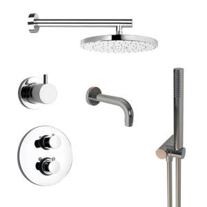 Душевой комплект Paini Cox 78CRSET36911THSHBATH на 3 потребителя, хром