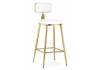 Полубарный стул Woodville Persi 15677 white/gold