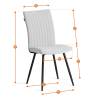 Стул Tetchair Monte Carlo Trend 24792 бежевый, черный, велюр фото 17