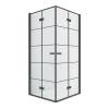 Душевое ограждение NEW TRENDY NEW SOLEO BLACK 90x90x195 D-0289A/D-0290A (черный)