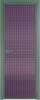 Межкомнатная дверь Profil Doors 5 AX цвет профиля Зеленый воск, стекло безопасное 6 мм мору фиолетовое 800x2000